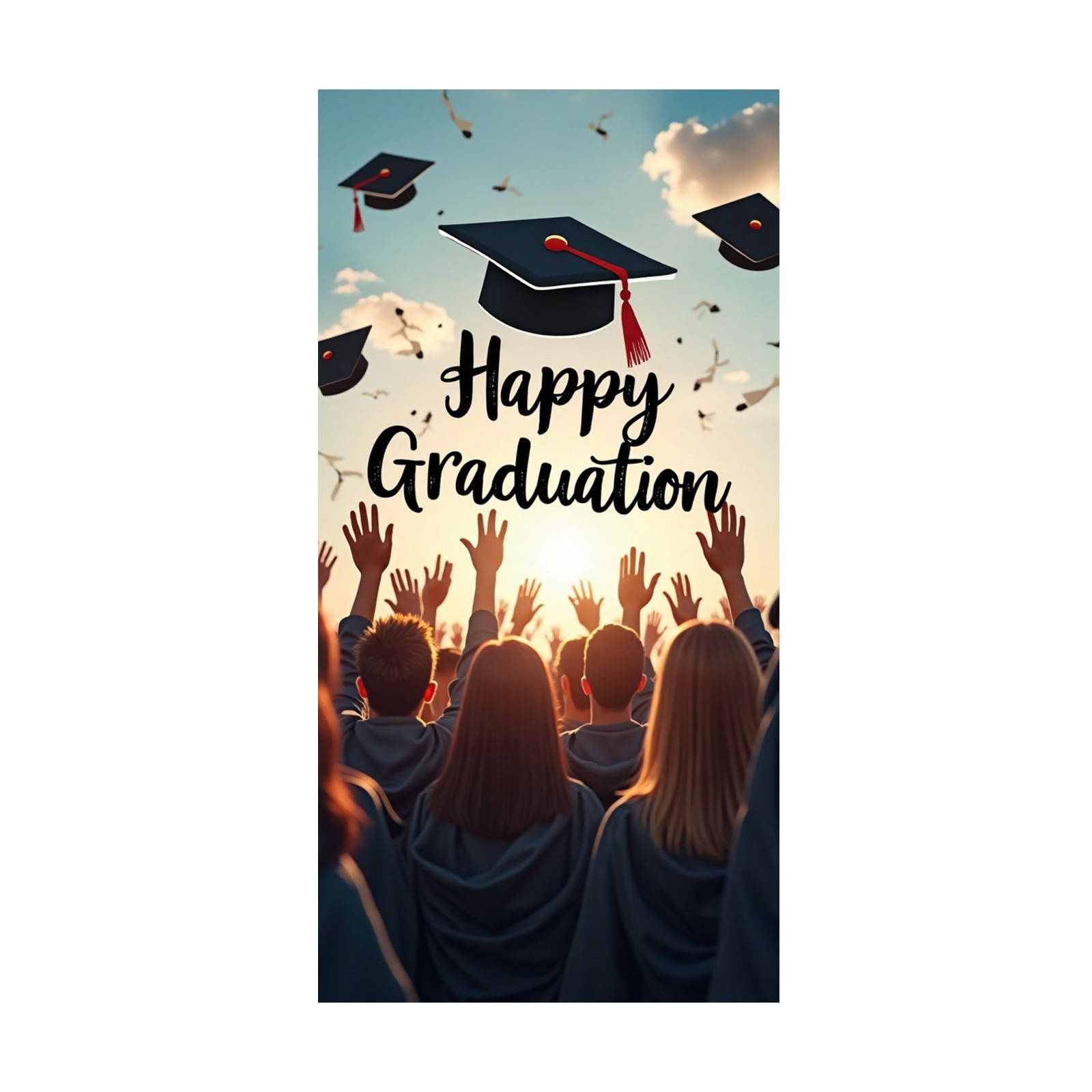 thumbnail image 2 of Las Cortinas Para Puertas De La Temporada De Graduación Transmiten Felicidad Y Bendiciones. ¡Llenan Cada Rincón Con La Felicidad De La Graduación!, 2 of 2